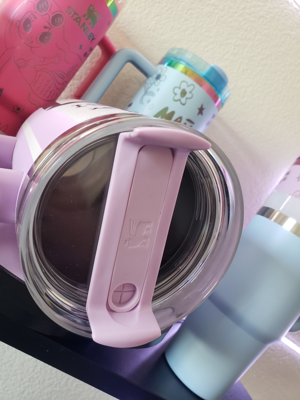 40oz Messi 10 Insulated Mug - Light Purple and White - Picture 3 of 4